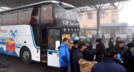 «Түркістан-Ташкент» бағытында халықаралық автобус қатынай бастады