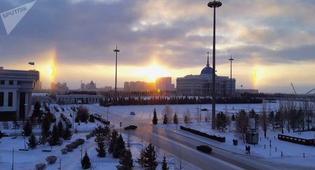 "Бес бірдей күн шықты": Астана халқы таңғажайып құбылыстың куәсі болды