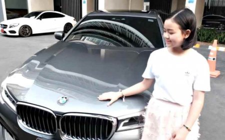 "Құдды ересек адам секілді": 12 жасар блогер қыз өзі тапқан ақшаға BMW көлігін сатып алды