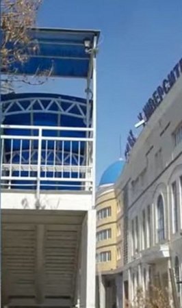 Қызылорда: Университет ғимараты шатырсыз қалды