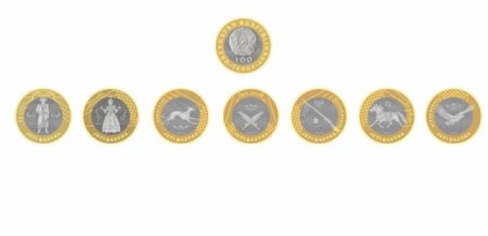 Қазақстанда жаңа 100 теңгелік монеталар пайда болды