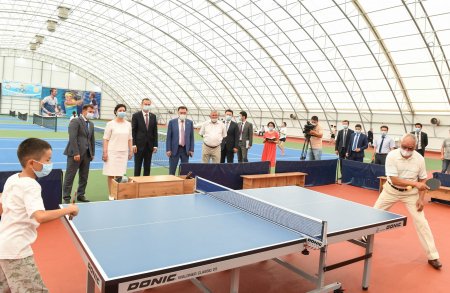 Астана күні қарсаңында Қызылордада жазғы теннис орталығы ашылды