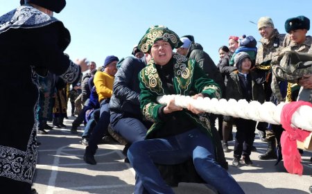 Қызылордада әскерилер Наурыз мерекесін атап өтті