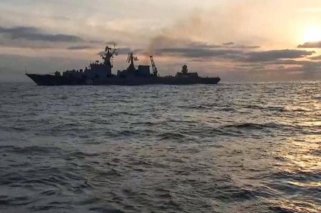 Ресейдің Қара теңіздегі «Москва» крейсері суға батып кетті