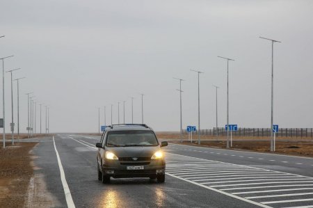 «Қызылорда-Жезқазған» автожолы: үш учаскіде асфальт төсеу жұмыстары аяқталуға жақын