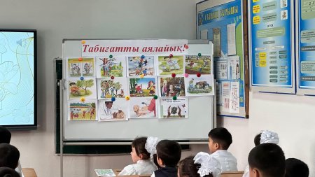 "Табиғатты аялайық!" тақырыбында сынып сағаттары өтті