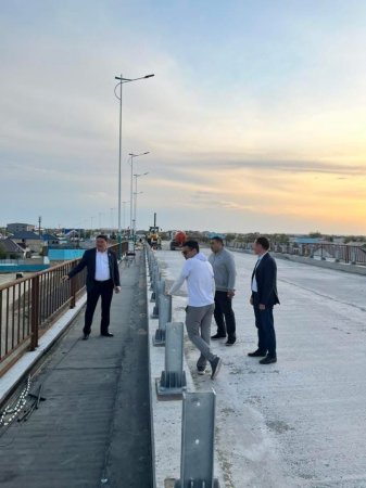 Партиялық бақылау комиссиясы аспалы көпірдің құрылысына мониторинг жүргізді