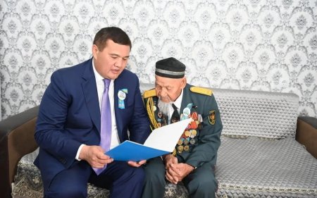 Қызылордада 103 жастағы соғыс ардагері құрметке бөленді