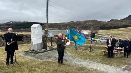 Норвегияда қазақстандық жауынгерге арналған мемориал ашылды