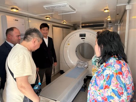 ХАЛЫҚАРАЛЫҚ КОНФЕРЕНЦИЯ ДЕЛЕГАТТАРЫ ЖАҢАҚОРҒАН, ШИЕЛІ АУДАНДЫҚ АУРУХАНАЛАРЫНЫҢ ЖҰМЫСЫМЕН ТАНЫСТЫ