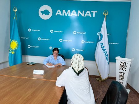 Фракция мүшесі қоғамдық қабылдау өткізді