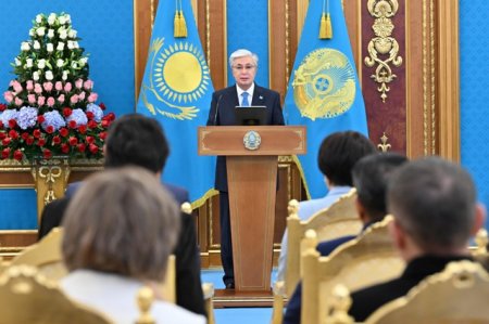 Мемлекет басшысы Қасым-Жомарт Тоқаев мәдениет және өнер қызметкерлерін марапаттау рәсімінде сөз сөйледі