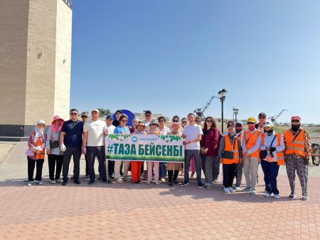 Балықшылар аллеясына тазалық жұмыстары жүргізілді