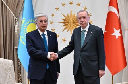 Қасым-Жомарт Тоқаев пен Режеп Тайип Ердоған келіссөз жүргізді