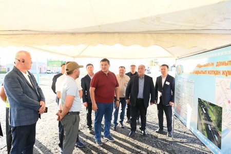 Аймақ басшысы Аралдағы жол құрылысымен танысты