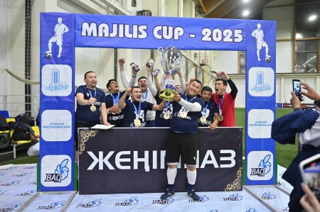 ҚЫЗЫЛОРДАЛЫҚ “АҚМЕШІТ” ФУТБОЛ КОМАНДАСЫ «MAJILIS CUP – 2025» РЕСПУБЛИКАЛЫҚ ТУРНИРІНІҢ ЖЕҢІМПАЗЫ АТАНДЫ!