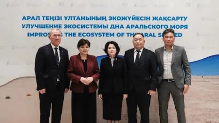 Арал теңізі табанының экожүйесін жақсарту жобасы жүзеге асырылады