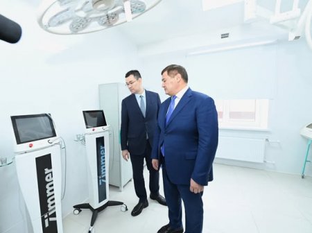 Аймақ басшысы орталық аурухана жанындағы қосымша ғимаратты көрді