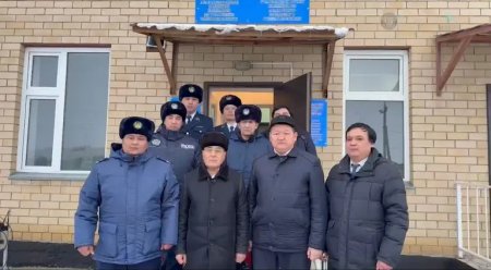 Аралда учаскелік полиция пункті салтанатты түрде ашылды