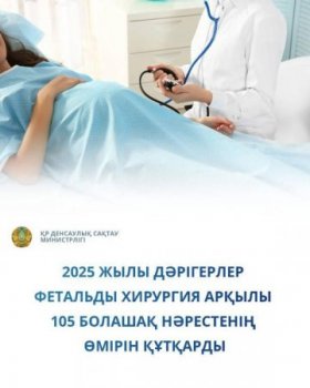 Биыл дәрігерлер 105 болашақ нәрестенің өмірін сақтап қалды