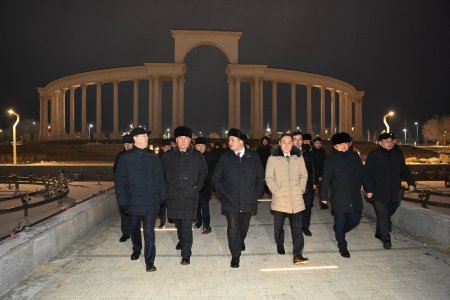 Аймақ басшысы президент саябағын қайта жаңғырту жұмыстарымен танысты