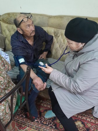 Ардагерлерге үйден медициналық кеңестер берілді
