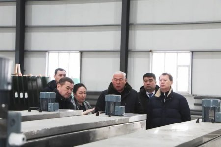 Мәжіліс депутаттары индустриялық аймақта орналасқан «AynaGlass» зауытына барды