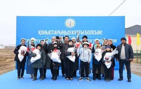 Жаңақорған кентінде 80 отбасы жаңа баспанаға ие болды