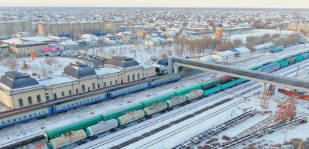 Қазалы ауданында теміржол арқылы өтетін аспалы көпір пайдалануға берілді