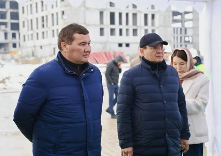 Аймақ басшысы тұрғын үйлер құрылысының барысын көрді