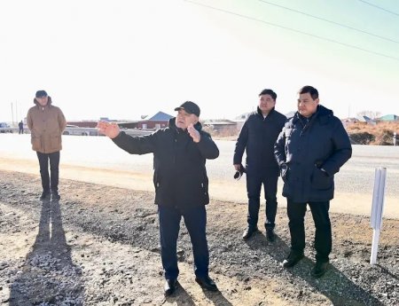 Аймақ басшысы жол жөндеу жұмыстарының барысымен танысты