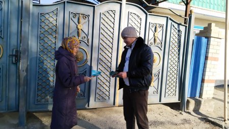 Арал ауданында "Есіктен-есікке" акциясы ұйымдастырылуда