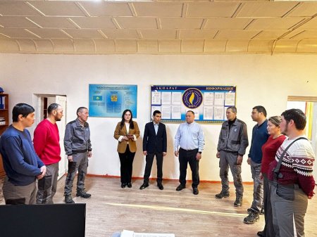 Газ тарату қызметкерлерімен кездесу өтті