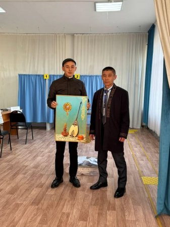 №53 РЕФЕРЕНДУМ УЧАСКЕСІ: АСХАТ ЖАСҰЛАНОВ 100-ШІ БОЛЫП ДАУЫС БЕРДІ