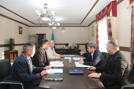 Аудан әкімі футбол федерациясы өкілдерімен кездесіп, саланы дамыту бағытын талқылады