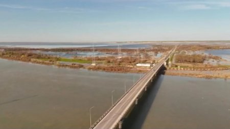 Сырдария көпіріндегі су деңгейі төмендеді