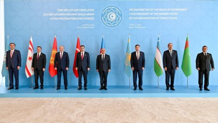 Олжас Бектенов Баку қаласында Түркі мемлекеттері ұйымына мүше елдер үкіметтері басшыларының кездесуіне қатысты