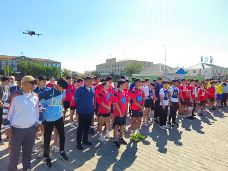 Жеңіл атлетикадан эстафеталық жарыс өткізілді