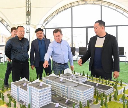 Облыс әкімі Қызылорда қаласындағы құрылыс нысандарын аралады