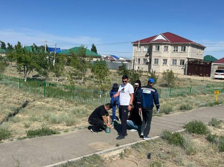 Ауданда "Таза Қазақстан" республикалық акциясы аясында сенбілік жұмыстары басталды
