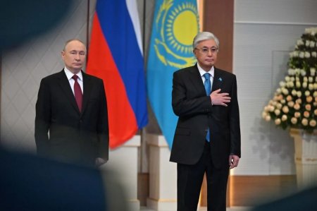 Ресей Федерациясының Президенті Владимир Путинді салтанатты қарсы алу рәсімі өтті