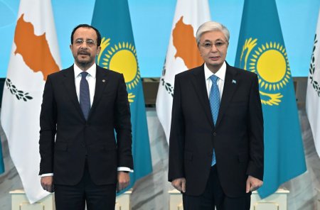 Қазақстан және Кипр президенттері шағын құрамда келіссөз жүргізді