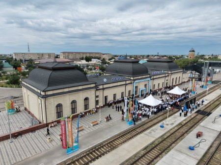 Қазалы теміржол вокзалы: тарихи ғимараттың жаңа келбеті