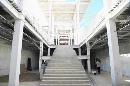 АЙМАҚ БАСШЫСЫ ҚҰРЫЛЫС НЫСАНДАРЫНДАҒЫ ЖҰМЫС БАРЫСЫН ТЕКСЕРДІ