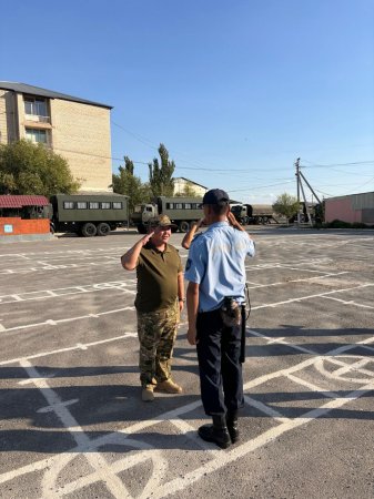 5547 әскери бөлімінде «Алғашқы қызмет күні» іс-шарасы өтті