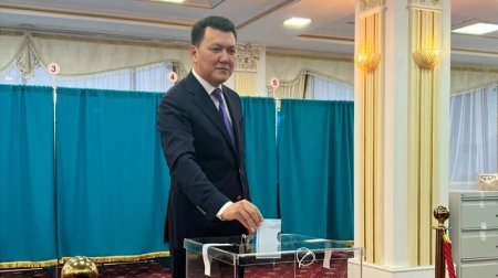 Ерлан Қарин Құрылтай сайлауында дауыс берді