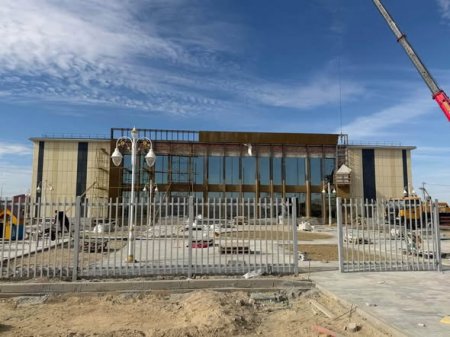 Сексеуілдегі "Оқушылар үйі" мен "Өнер мектебінің" құрылысы жалғасуда